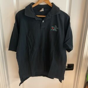 Phantom of the Opera - Short Sleeve Polo Shirt with Embroidered Logo - Black